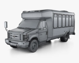 Ford E-450 Shuttle Bus 2021 clipart