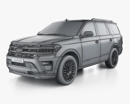Ford Expedition Platinum 2024 car clipart