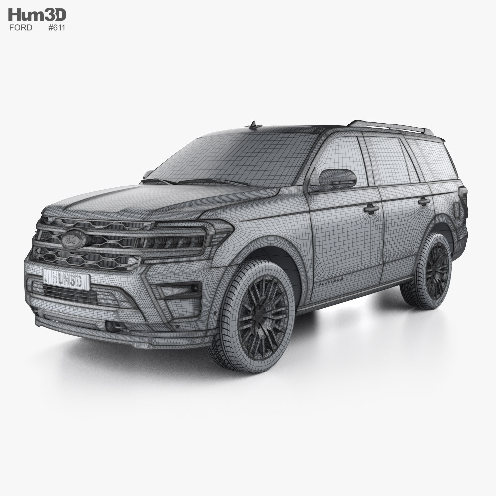 Ford Expedition Platinum 2024 car clipart