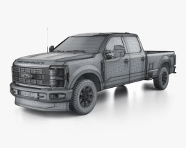 Ford F-250 Super Duty Crew Cab Long Bed XLT 2024 car clipart