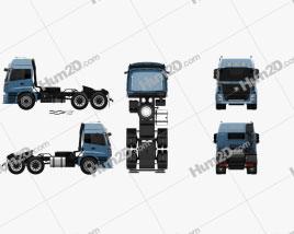 Foton Auman TX Sattelzug 2012 clipart