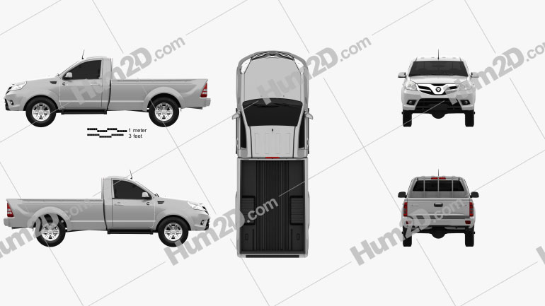 Foton Tunland Single Cab 2012 PNG Clipart