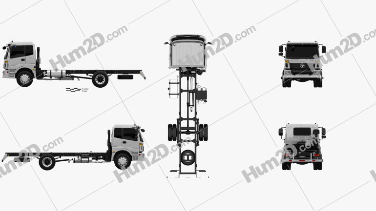 Foton Truck ClipArt Images and Blueprints for Download in PNG, PSD