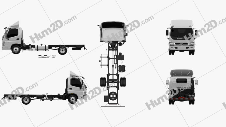 Foton Aumark C (1015) Chassis Truck 2-axle 2010 PNG Clipart