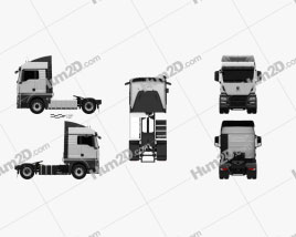 Framo e 180-280 Caminhão trator 2017 clipart