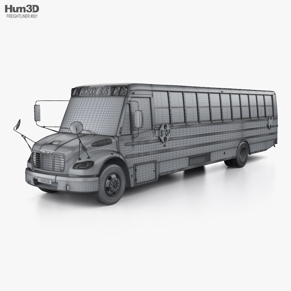 Thomas Saf-T-Liner C2 School Bus 2015 clipart
