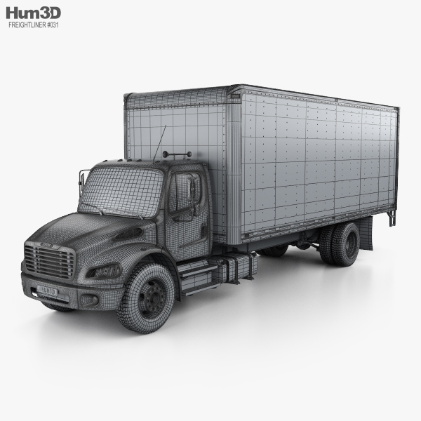 Freightliner M2 106 Box Truck 2018 3D model