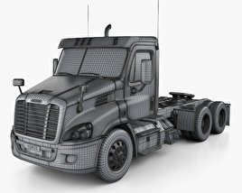 Freightliner Cascadia Day Cab Tractor Truck 2016 clipart