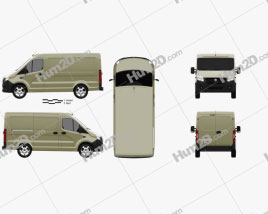 GAZ Sobol Next Panel Van 2013 clipart