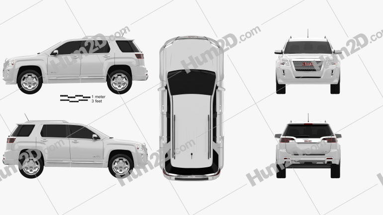 GMC Terrain 2010 car clipart