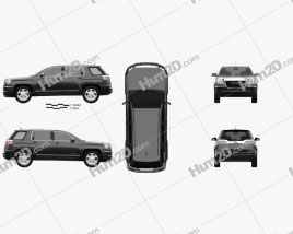 GMC Terrain SLE-1 2016 car clipart