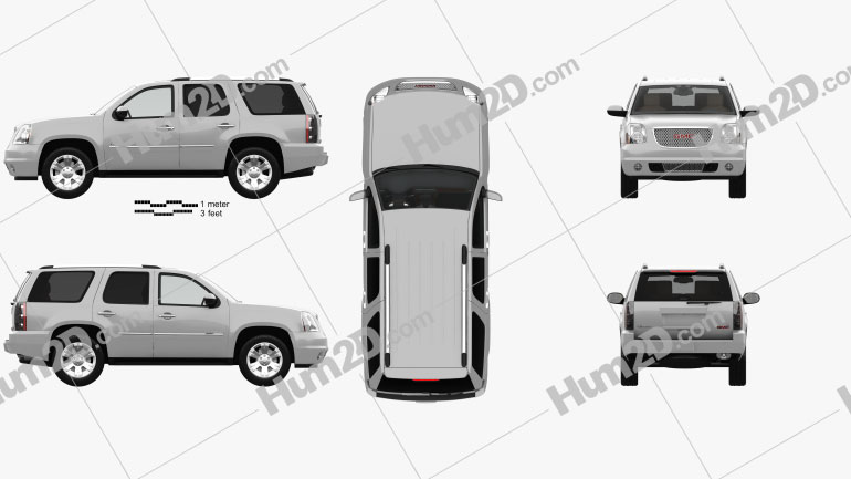 GMC Yukon Denali mit HD Innenraum 2012 car clipart