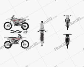 GasGas 200-300 Enduro EC 2019 Motorcycle clipart