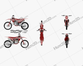 GasGas MC 450F 2021 Motorcycle clipart