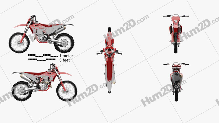 Gas Gas EC 250F 2021 Motorcycle clipart
