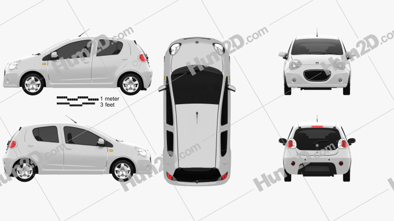 Geely LC (Panda) 2012 PNG Clipart