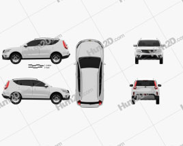 Geely Vision X6 2016 car clipart