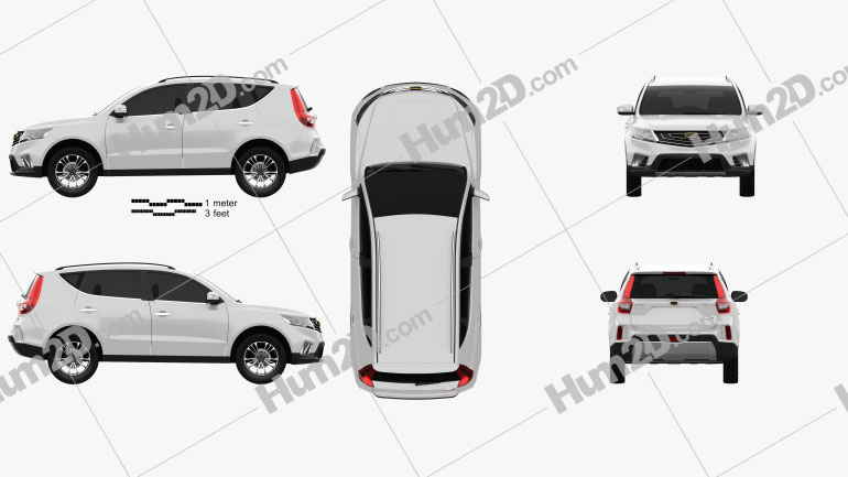 Geely Vision X6 2016 PNG Clipart