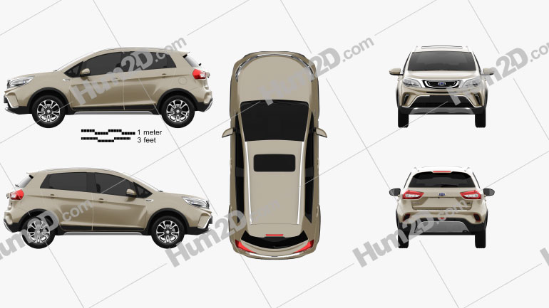 Geely Vision X3 2017 PNG Clipart