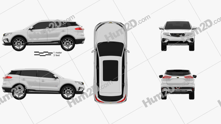 Geely Emgrand Boyue 2018 PNG Clipart
