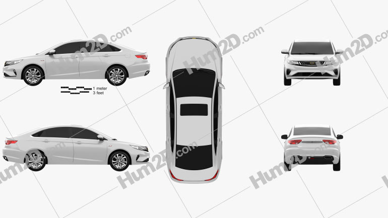 Geely Emgrand GL 2018 PNG Clipart