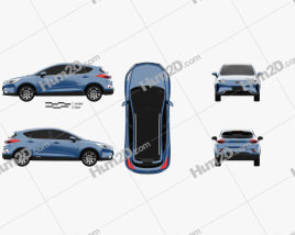 Geely Emgrand GS e 2018 car clipart