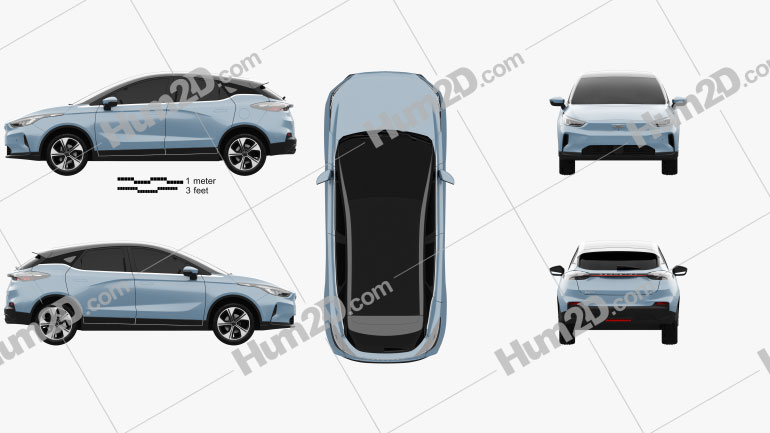 Geely GE13 2020 car clipart