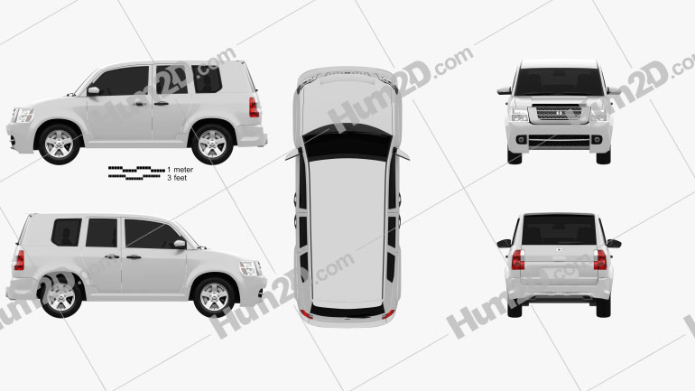 Generic SUV 2013 car clipart