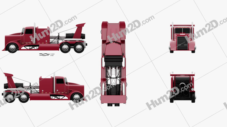 Generic Jet Powered Truck 2017 clipart