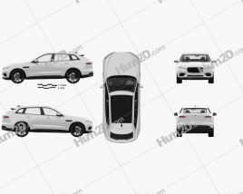 Genérico SUV com interior HQ and Engine 2016 car clipart