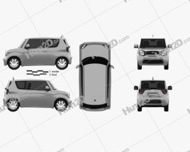 Genérico hatchback de 3 portas 2014 car clipart