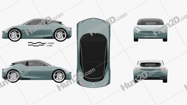 Genesis Mint 2019 car clipart