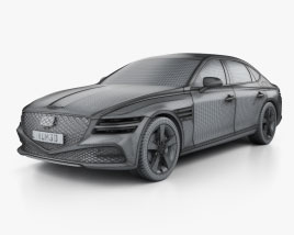 Genesis G80 2023 car clipart