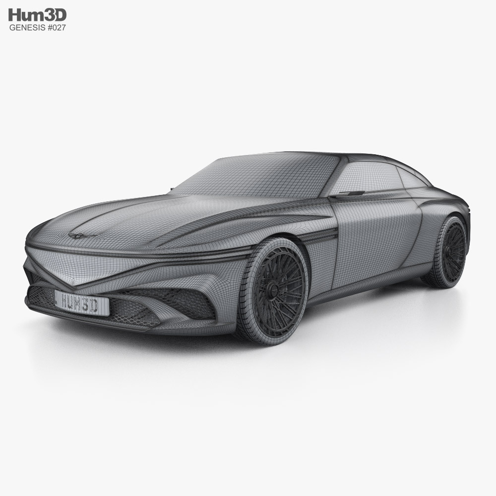 Genesis X convertible 2024 3D model