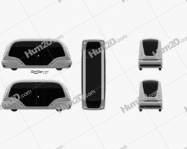 Getthere GRT minibus 2019 clipart