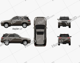 Gonow GX5 2012 car clipart