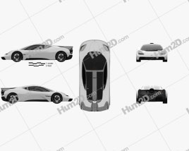 Gordon Murray T.50 2022 car clipart