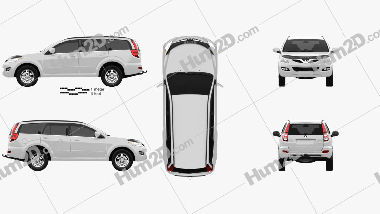 Great Wall Hover H5 2010 Clipart Image
