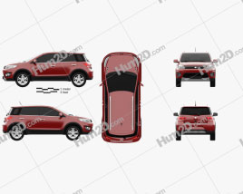 Great Wall Haval M4 2012 car clipart