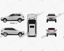 Great Wall Haval H8 2013 car clipart