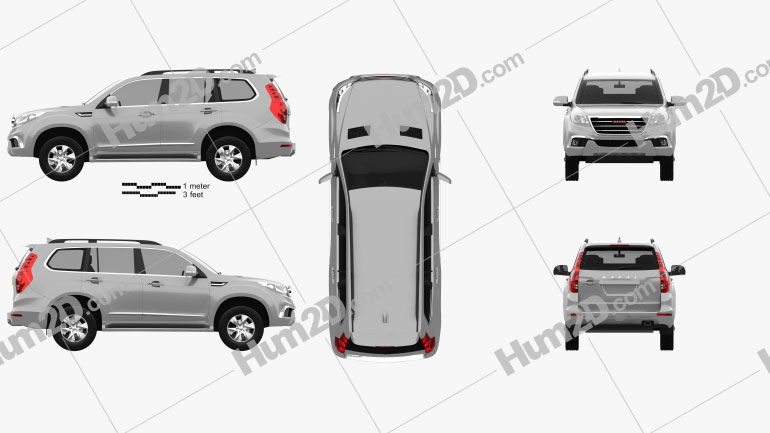 Great Wall Haval H9 2014 car clipart