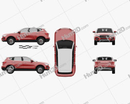 Great Wall Haval H7 2014 car clipart