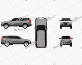 Great Wall Hover H3 2014 car clipart