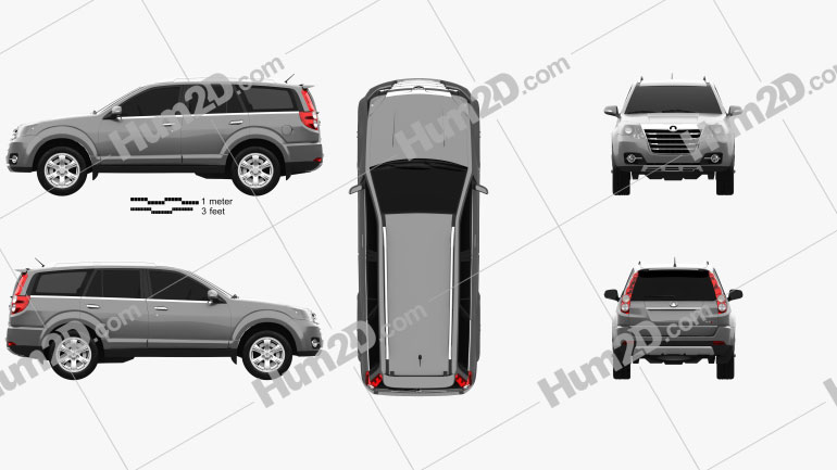 Great Wall Hover H3 2014 Clipart Image
