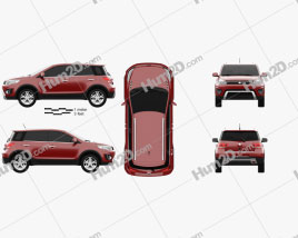 Great Wall Haval M4 2016 car clipart