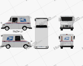 Grumman Long Life Vehicle 1987 clipart