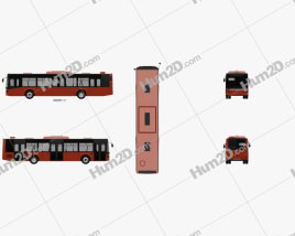Guleryuz Cobra GD-272 LF Bus 2017 clipart