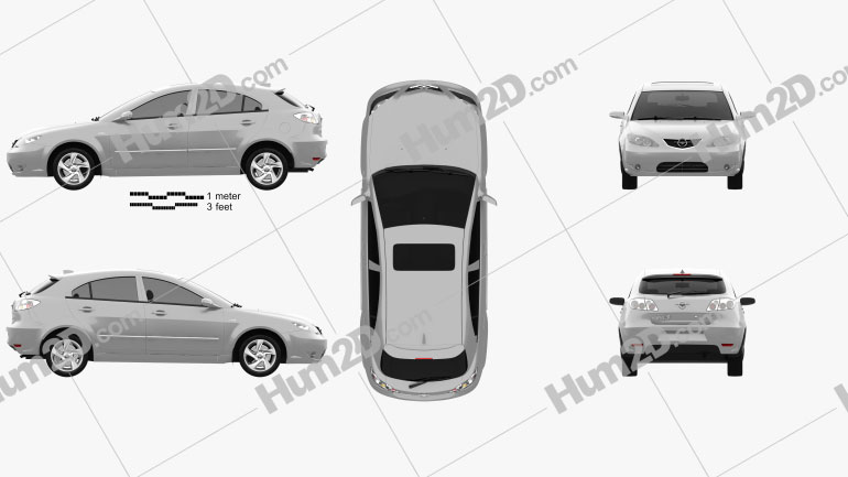 Haima 3 Schrägheck 2008 car clipart