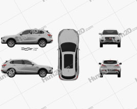 Hanteng X7 PHEV 2017 car clipart