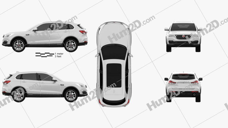 Hanteng X7 S 2017 car clipart